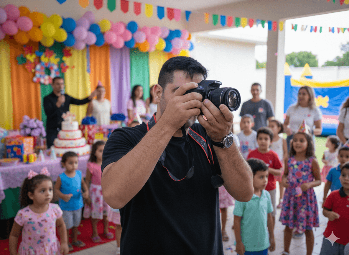 Fotografia festa infantil