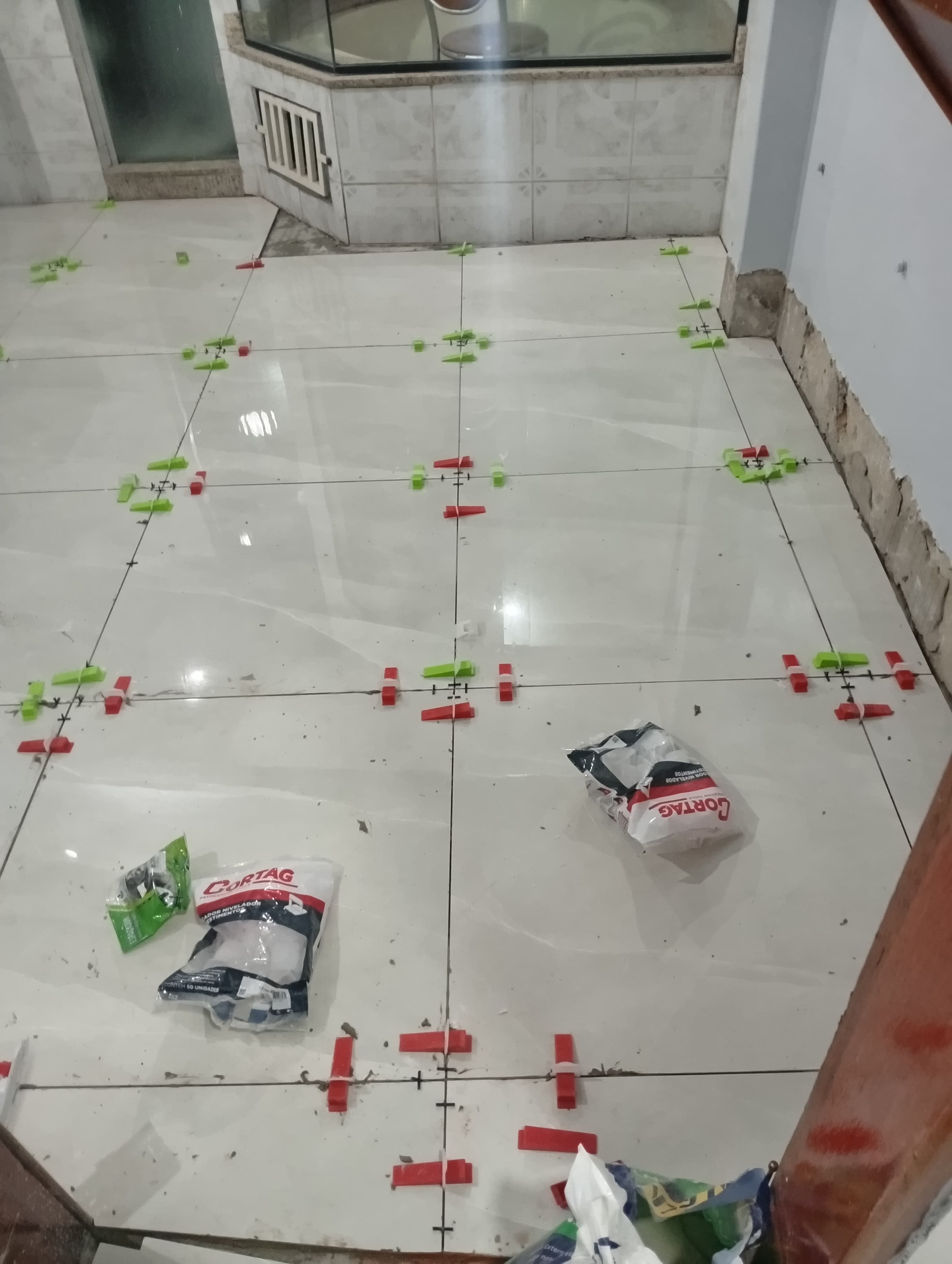 Assentamento de piso