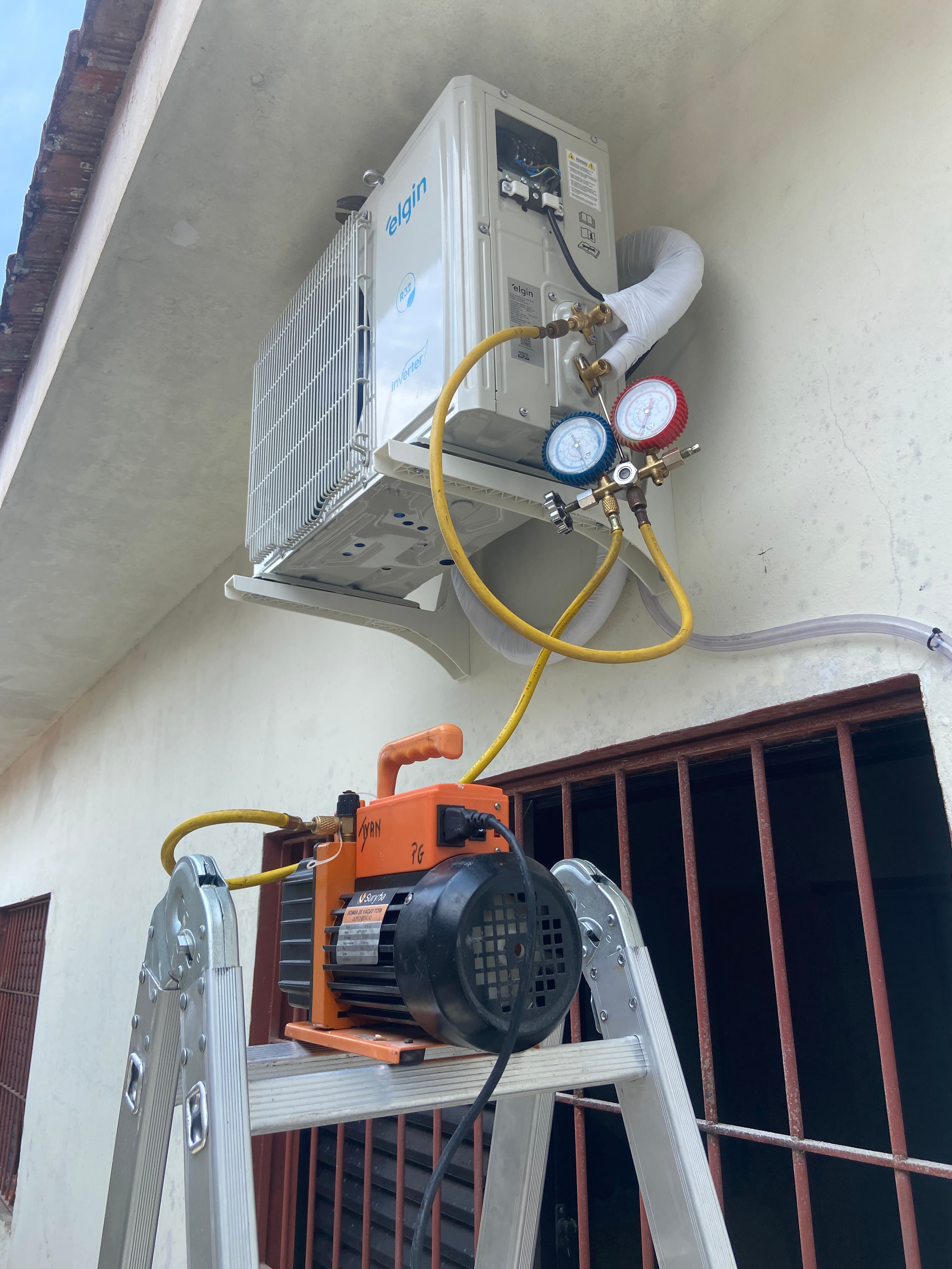 Instalação de ar condicionado