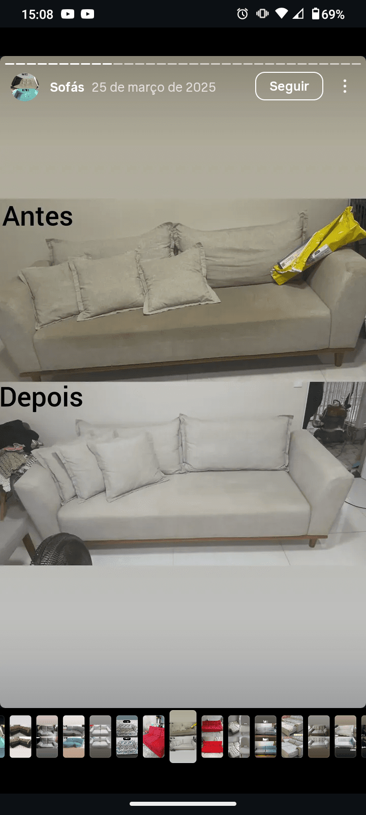 Higienização de Estofados