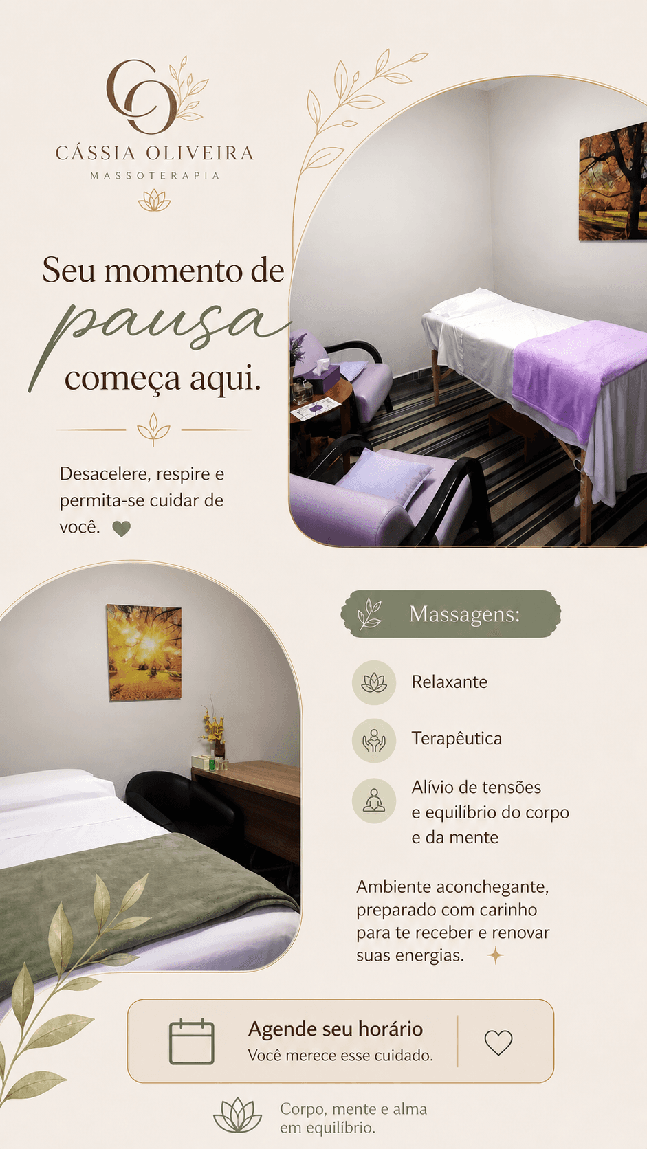 Massagens relaxantes