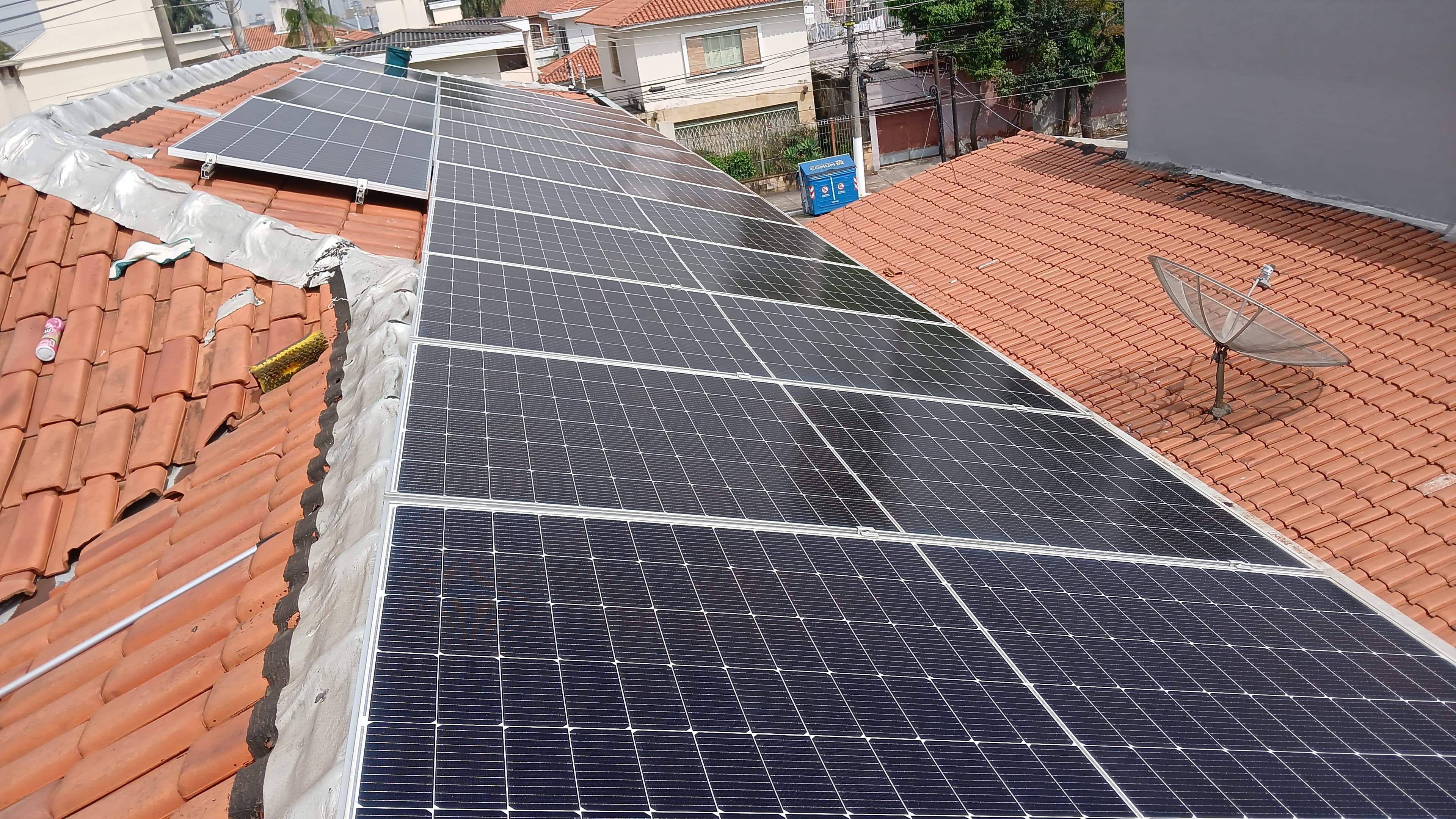 Sistema de energia Solar, carregador de veículo elétrico
